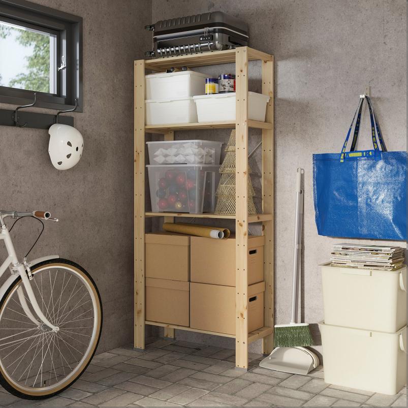 HEJNE ヘイネ 1セクション - エンドプロテクター付き/ソフトウッド 78x31x172 cm