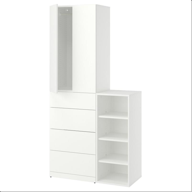 LASTARE ラスタレ 収納コンビネーション - ホワイト 100x42x200cm