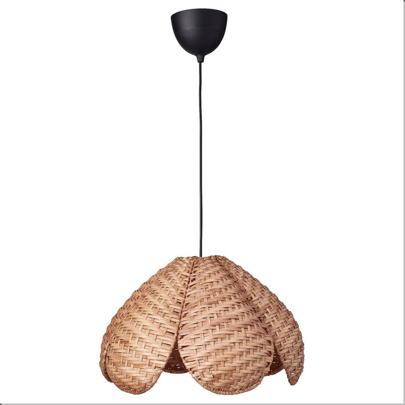 SANDKORN サンドコルン / HAVSDJUP ハーヴスユープ ペンダントランプ - ハンドメイド 籐/ブラック 45cm