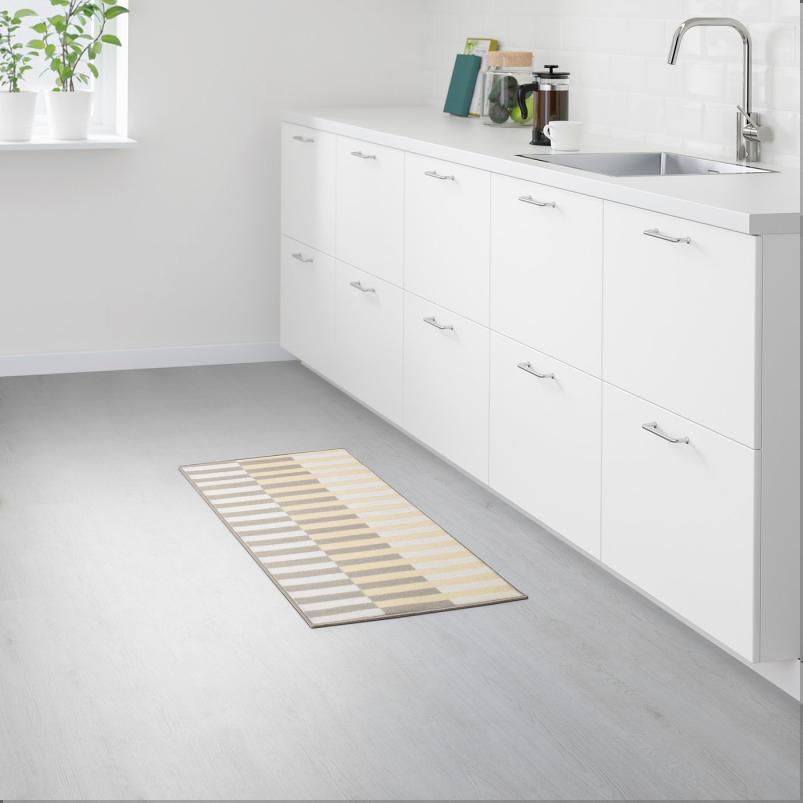 ELVERK エルヴェルク キッチンマット - ベージュ 45x120cm