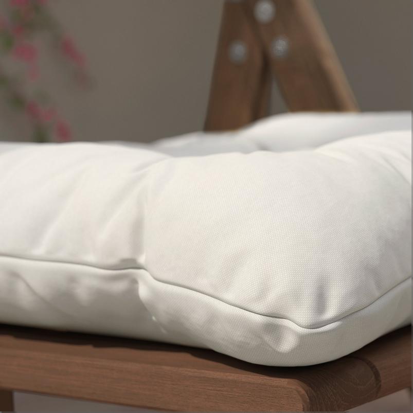 KUDDARNA クッダルナ シートクッション 屋外用 - ライトグレーベージュ 44x44cm
