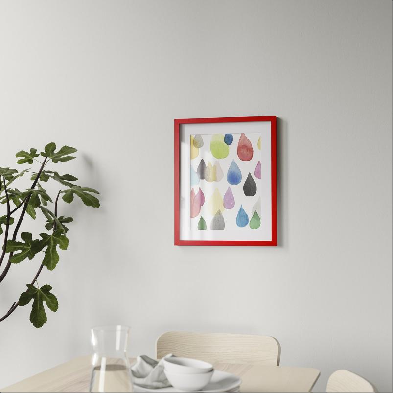 RODALM ローダルム フレーム - レッド 40x50cm
