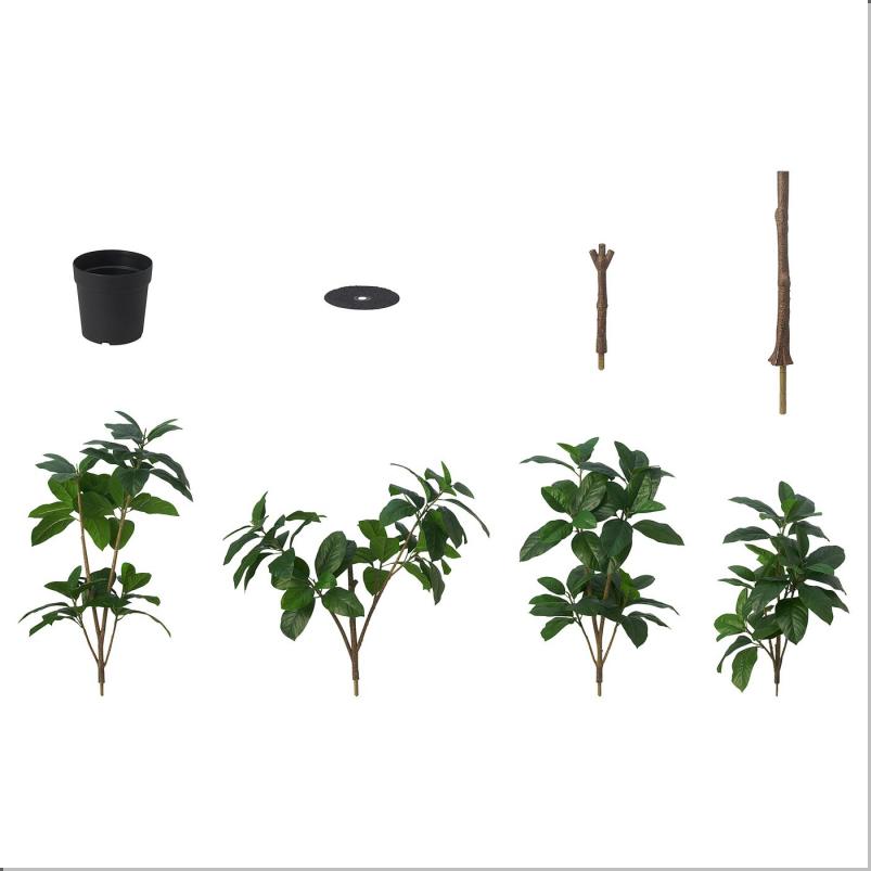 FEJKA フェイカ 人工観葉植物 - 室内/屋外用 モクレン 23cm