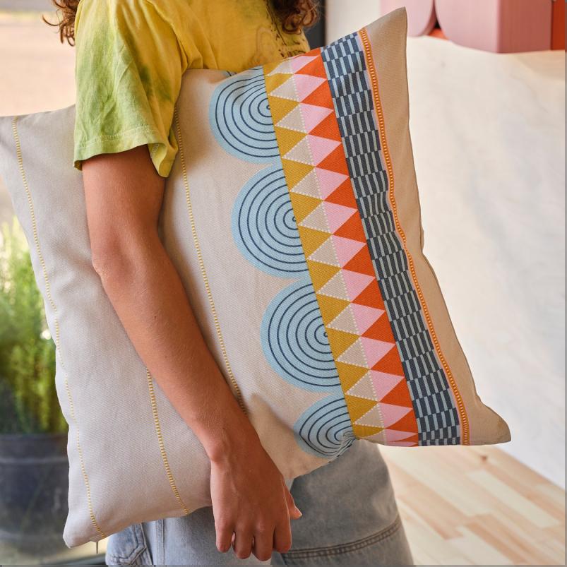 OMMJANGE オッミェンゲ クッションカバー - マルチカラー 50x50cm