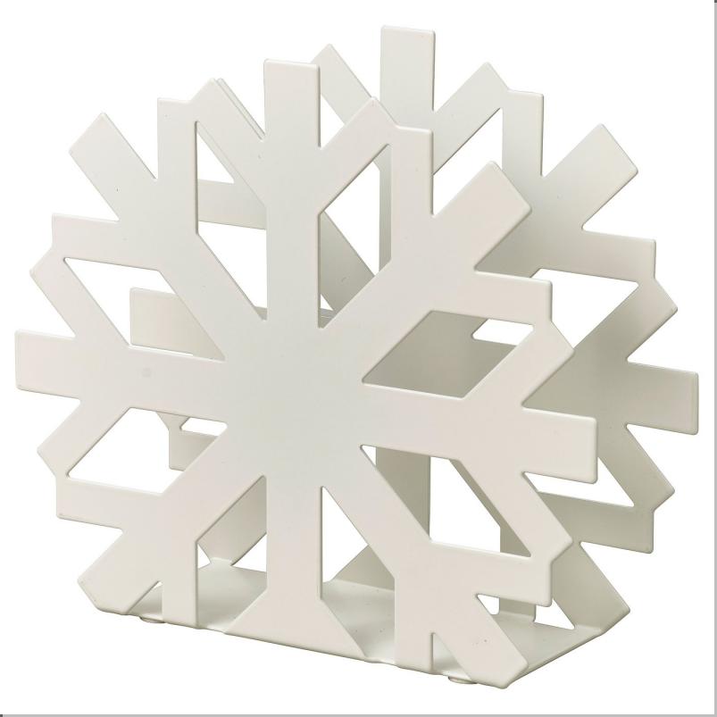 VINTERFINT ヴィンテルフィント ナプキンホルダー - 雪の結晶 ホワイト 17x15cm
