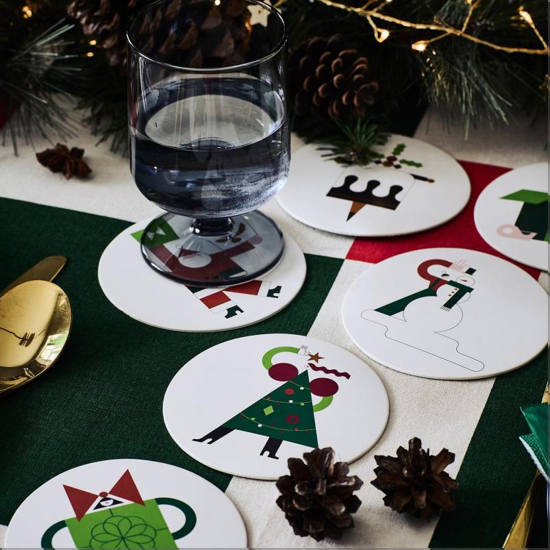 VINTERFINT ヴィンテルフィント コースター - ミックスモチーフ