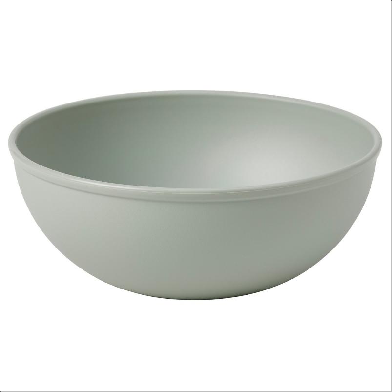 SIMKRABBA スィムクラッバ ボウル - プラスチック/グリーングレー 15 cm