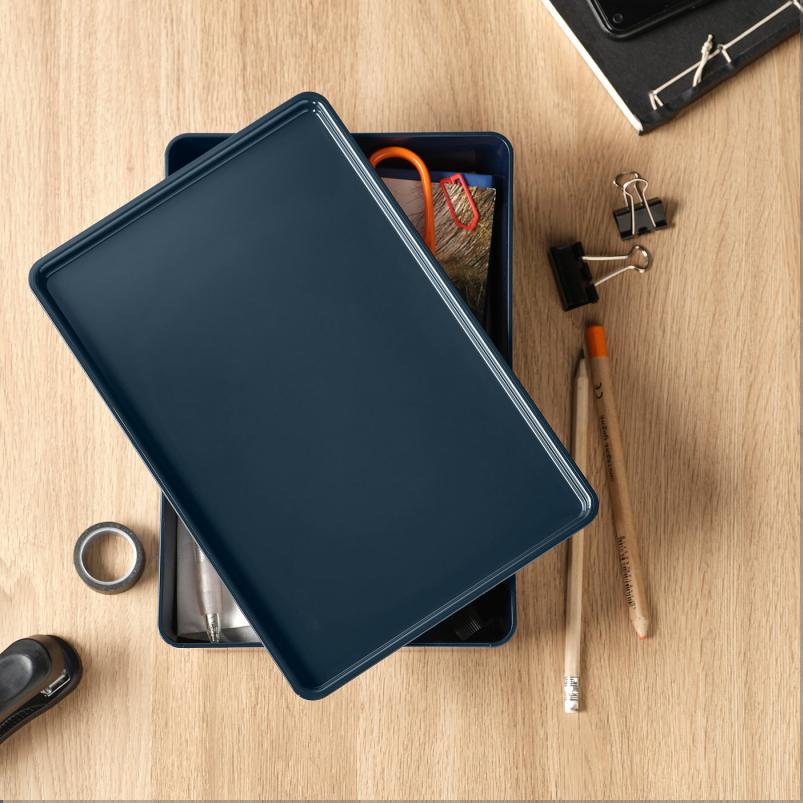 KUGGIS クッギス ふた - ブラックブルー 18x26cm