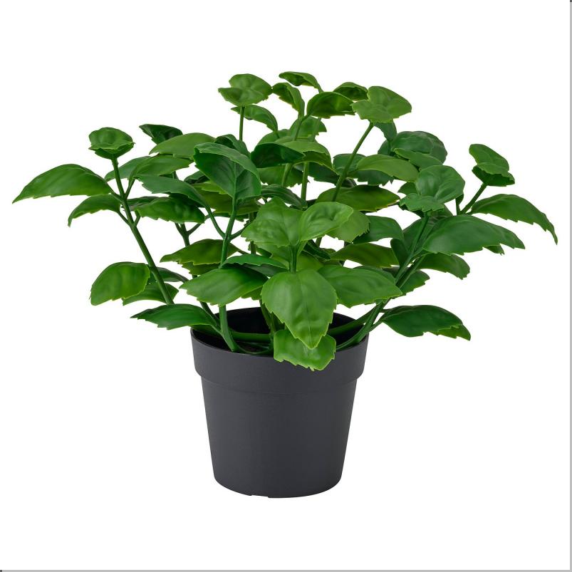 FEJKA フェイカ 人工観葉植物 - 室内/屋外用/バジル 9cm