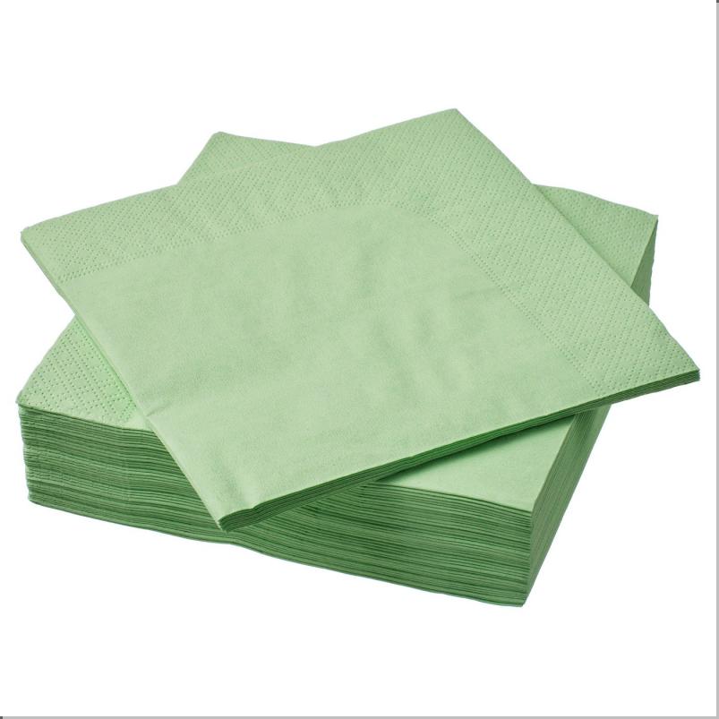 FANTASTISK ファンタスティスク 紙ナプキン - ライトグリーン 33x33cm