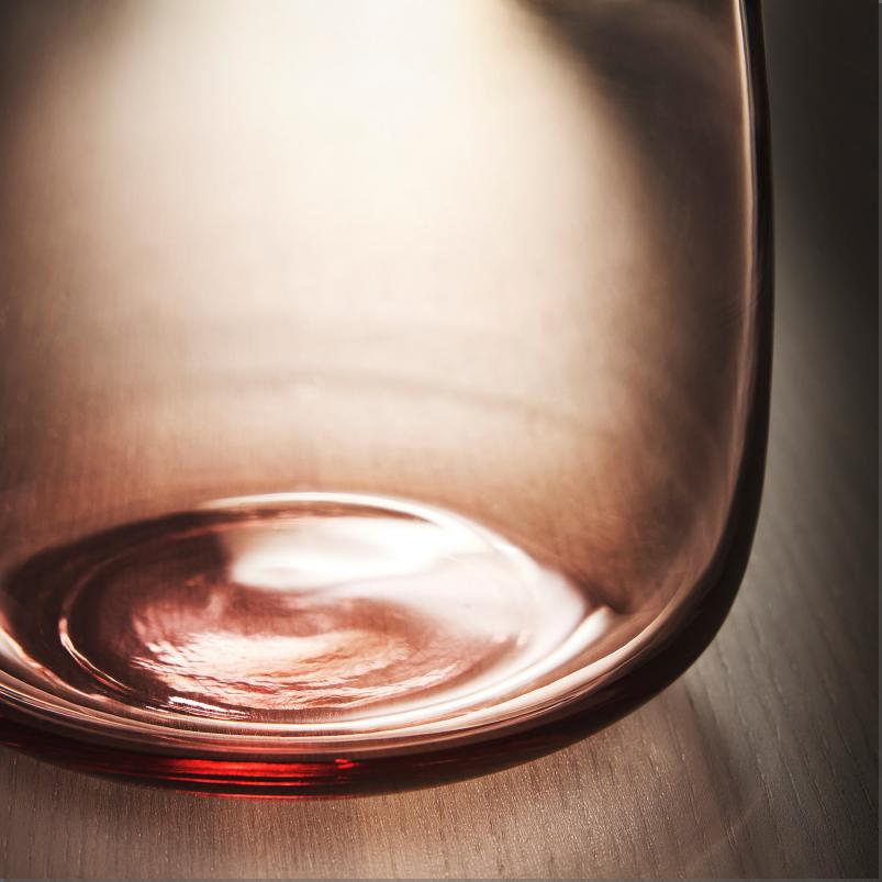 BERAKNA ベレークナ 花瓶 - ガラス/ライトピンク 18cm