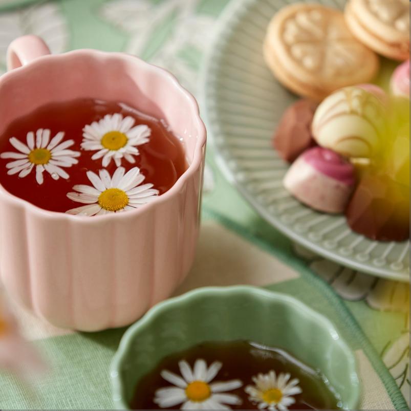 SMÖRFISK スモールフィスク マグ - ライトグリーン/ピンク 34 cl