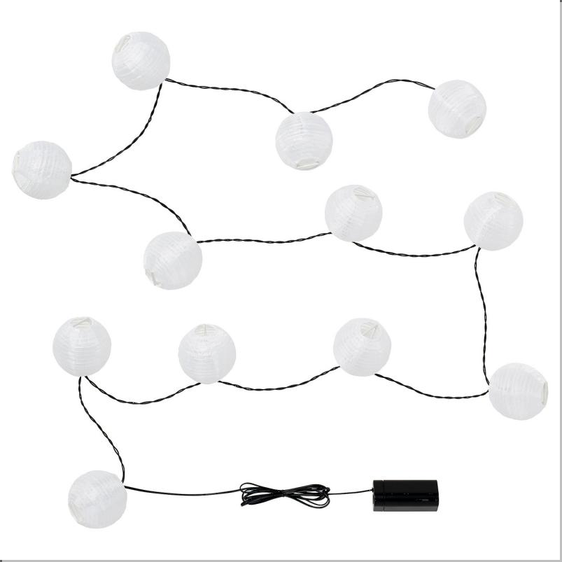 SOLVINDEN ソルヴィンデン LEDライトチェーン 全12球 - 電池式 ホワイト