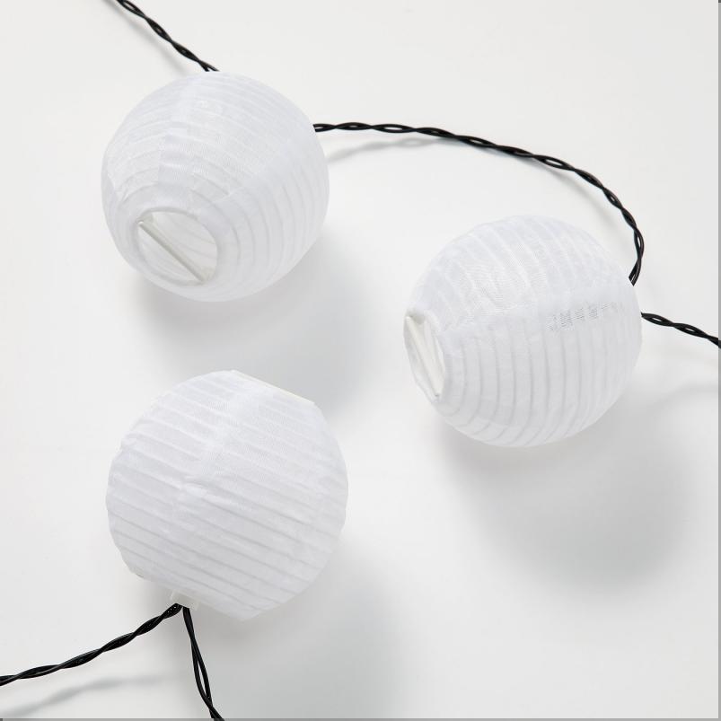 SOLVINDEN ソルヴィンデン LEDライトチェーン 全12球 - 電池式 ホワイト