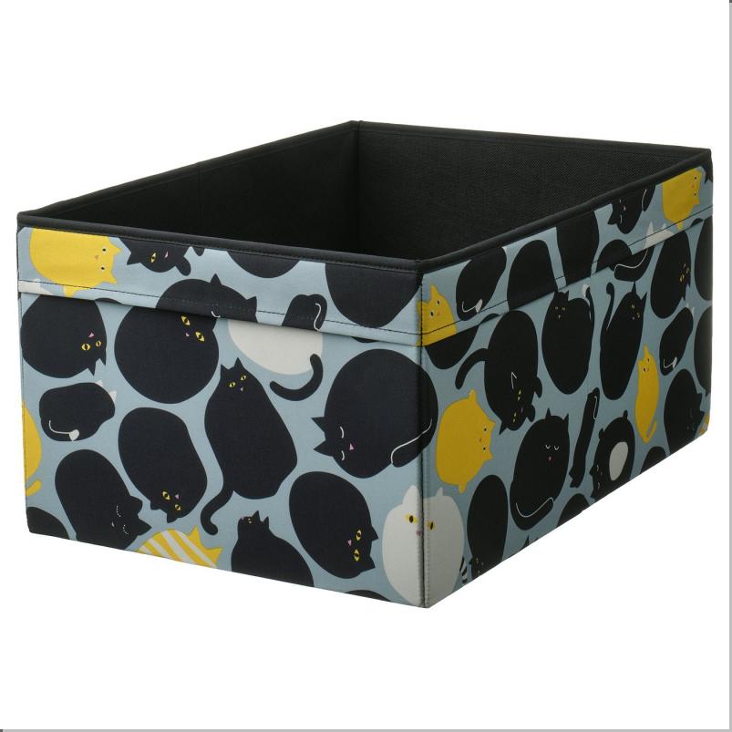 SKAJARE スコーヤレ ボックス - ブラック/ブルー 53x37x26cm