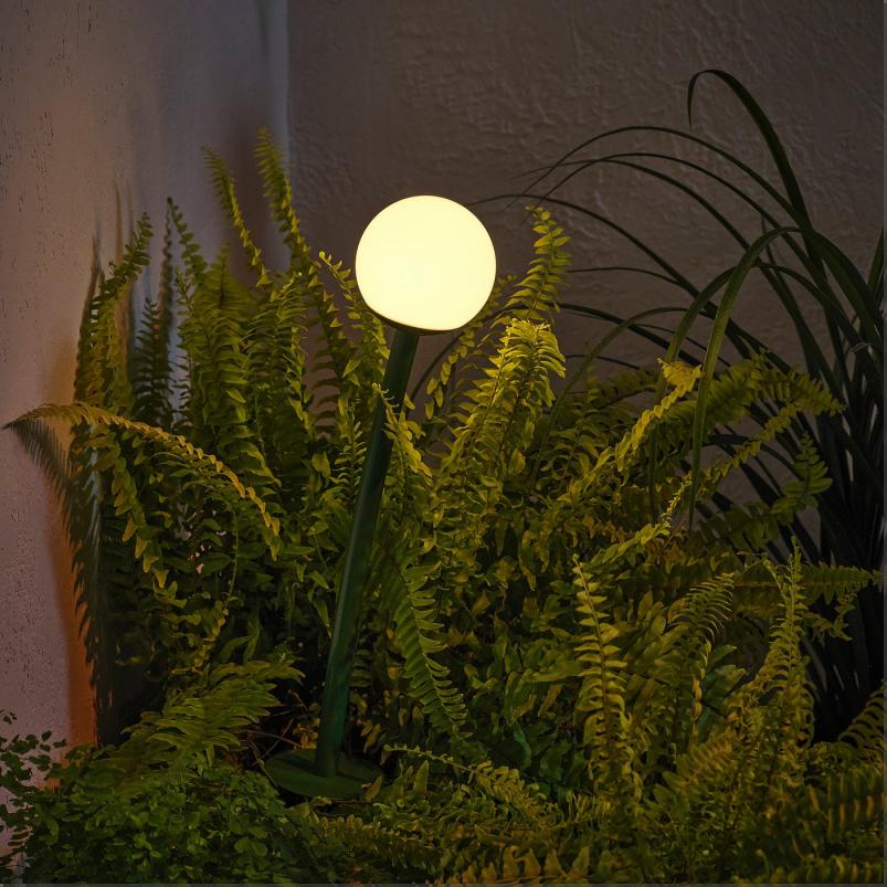 SOLVINDEN ソルヴィンデン LED太陽電池式グラウンドスティックライト - 屋外用 ダークグリーン