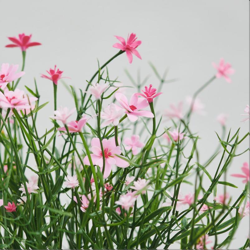 FEJKA フェイカ 人工観葉植物 - 室内/屋外用/Baby’s breath ピンク 9cm