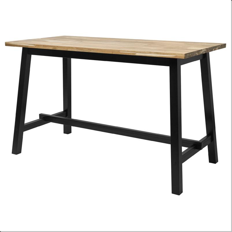 SKOGSTA スコグスタ テーブル - カウンターの高さ アカシア材/ブラック 150x74cm