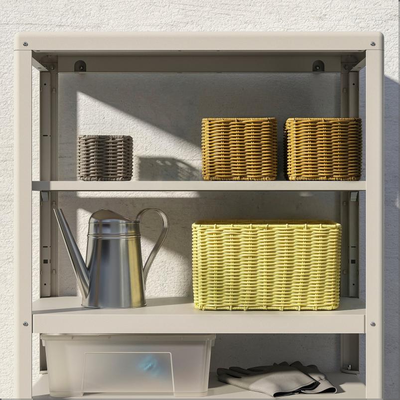 DJURTRANARE ジュールトレーナレ バスケット - グレーベージュ 12x17x9cm