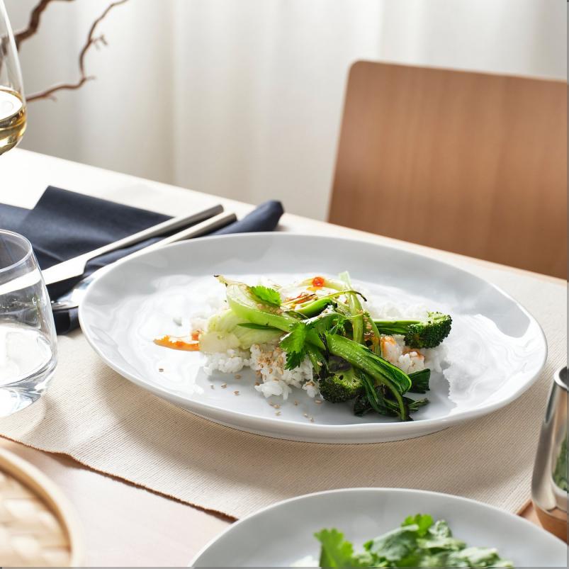 FORELLTETRA フォレルテトラ プレート - ホワイト 29x25 cm