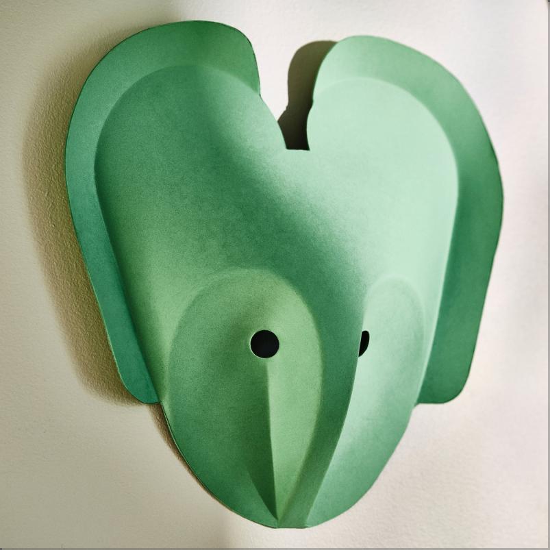 IKEA PS 2026 ウォールデコレーション - グリーン 25cm