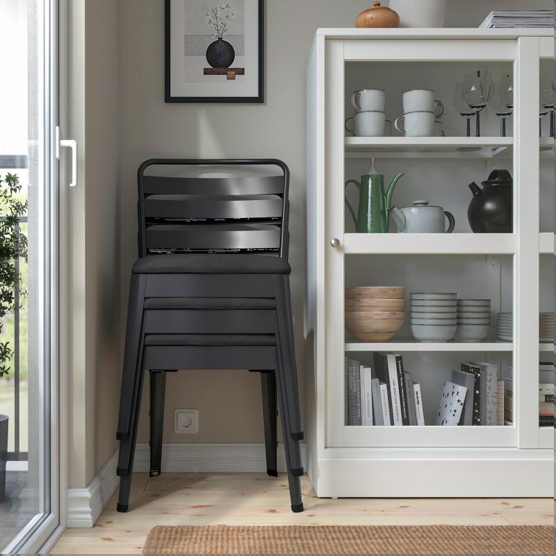 RAMSNAS ラムスネス チェア - チャコール/ヴィースレ ダークグレー