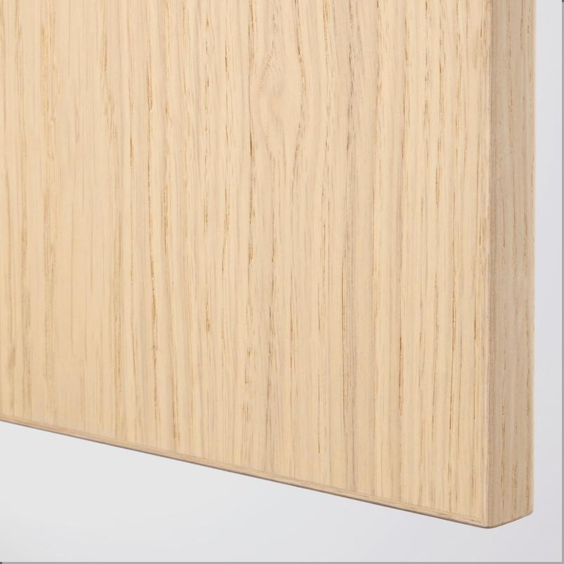 FORSAND フォルサンド 扉 ヒンジ付き - ホワイトステインオーク調 50x229cm