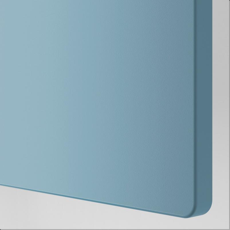 SMASTAD スモースタード / PLATSA プラッツァ 収納コンビネーション - ホワイト/ブルー 棚板6枚付 120x42x123cm