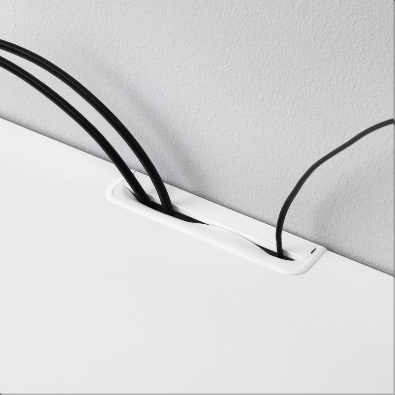 BESTA ベストー テレビボード/ガラス扉 - ホワイト/ピープマカレ ホワイト 300x42x231cm