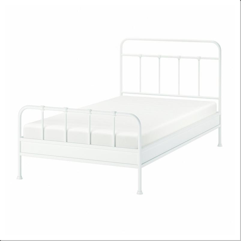 STJARNO シェルノー ベッドフレーム - ホワイト/リルヘラン 120x200cm