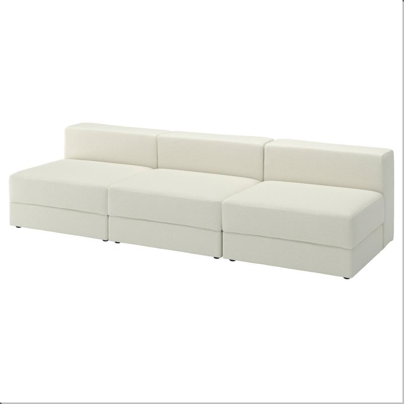 JATTEBO イェッテボ 4.5人掛けモジュールソファ - アクスヴァラ オフホワイト