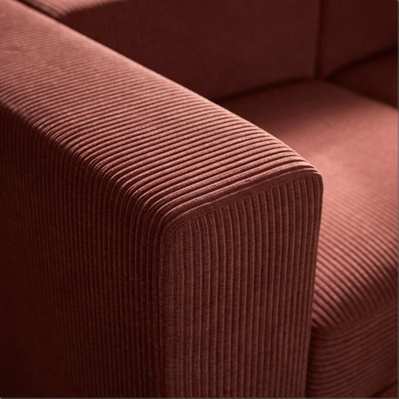 JATTEBO イェッテボ アームレスト - サムサーラ ブラウンレッド