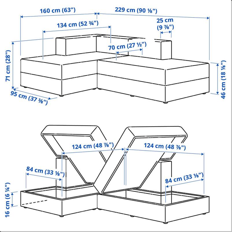 JATTEBO イェッテボ 寝椅子モジュール - サムサーラ ダークブラウン