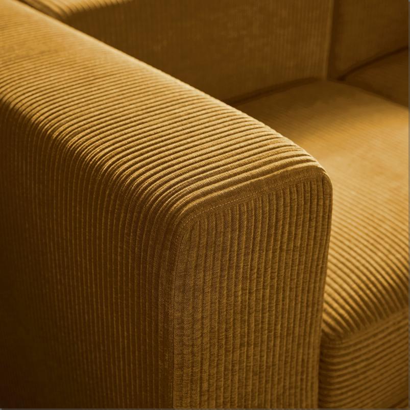 JATTEBO イェッテボ アームレスト - サムサーラ イエローブラウン