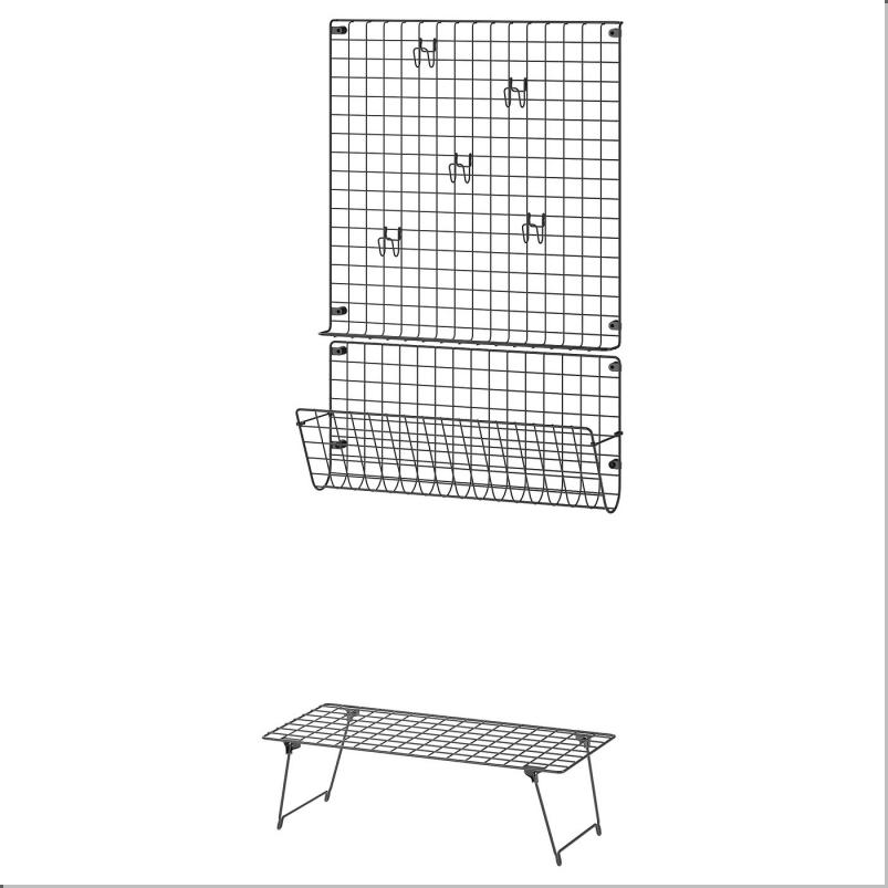 GREJIG グレイグ 玄関用家具3点セット - グレー