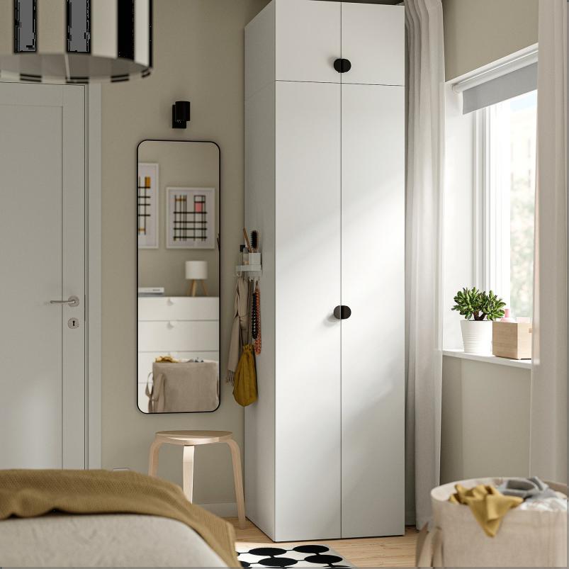 LASTARE ラスタレ ワードローブコンビネーション - ホワイト 60x62x236cm