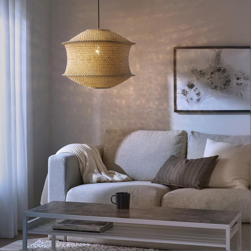 BLASTANG ブローストング / HAVSDJUP ハーヴスユープ ペンダントランプ - ベージュ/ブラック 45cm