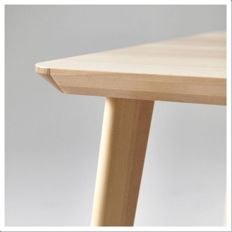 LISABO リーサボー / HOGVED ホーグヴェド テーブル＆チェア6脚 - アッシュ/バーチ材突き板 200x78cm