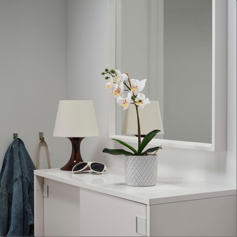 FEJKA フェイカ 人工観葉植物 - Orchid ホワイト 9cm