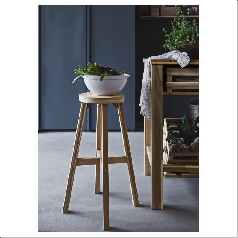 SKOGSTA スコグスタ カウンターチェア - アカシア材 48x70 cm