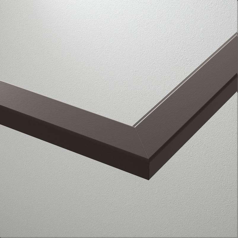 KOMPLEMENT コムプレメント ガラス製棚板 - ダークグレー 75x58cm