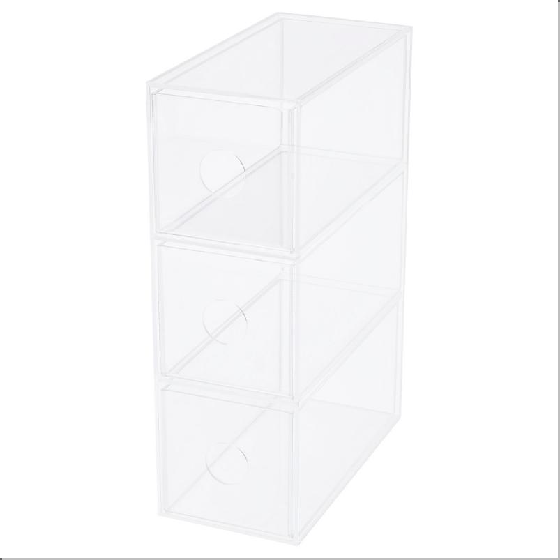 MOJAN モヤン メイク用品収納 引き出し3個付き 8.5x17cm