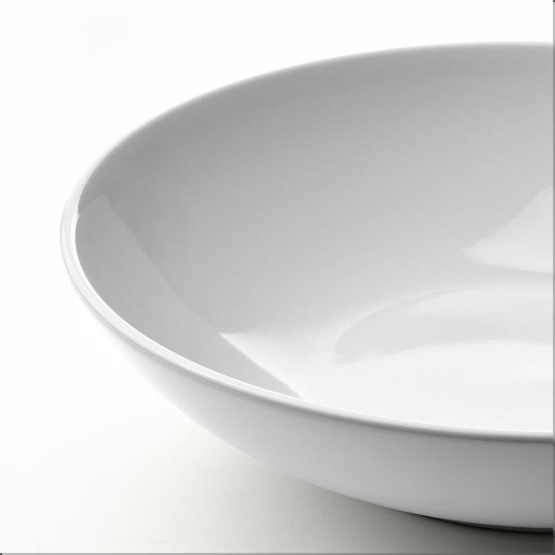 GODMIDDAG グドミッダグ 深皿 - ホワイト 19cm