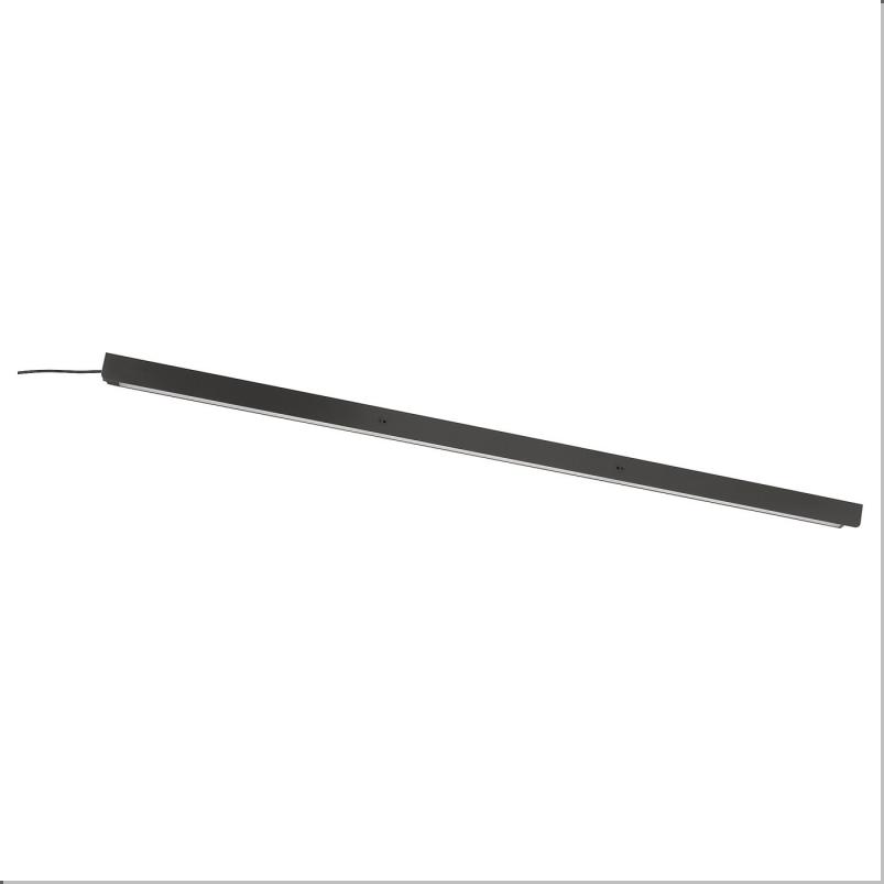 OVERSIDAN オーヴェルシダン LEDワードローブ スティックライト センサー付き - 調光可能 ダークグレー 96cm