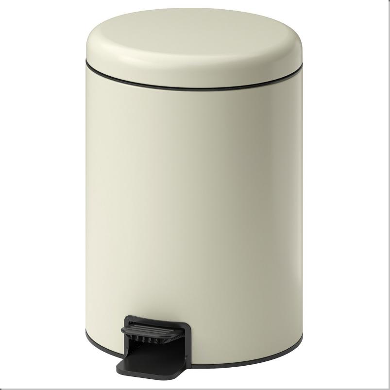 STENTRAPPA ステントラッパ ペダル式ゴミ箱 - ライトグレーベージュ 9L