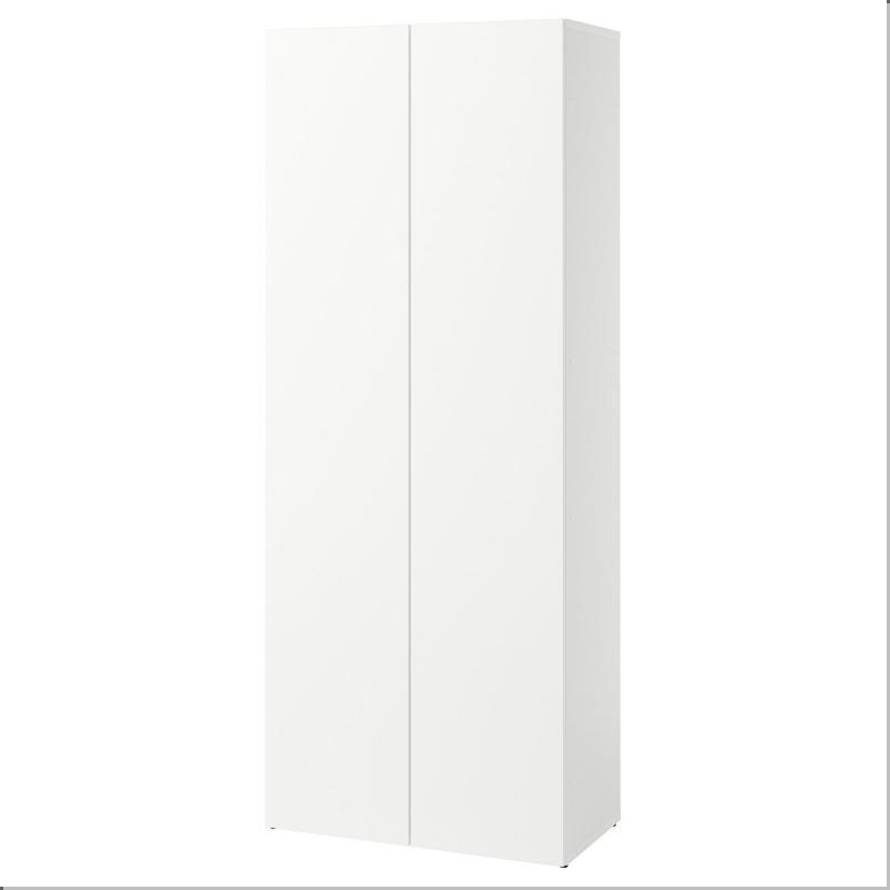 LASTARE ラスタレ フレーム ドア付き - ホワイト 80x42x200cm