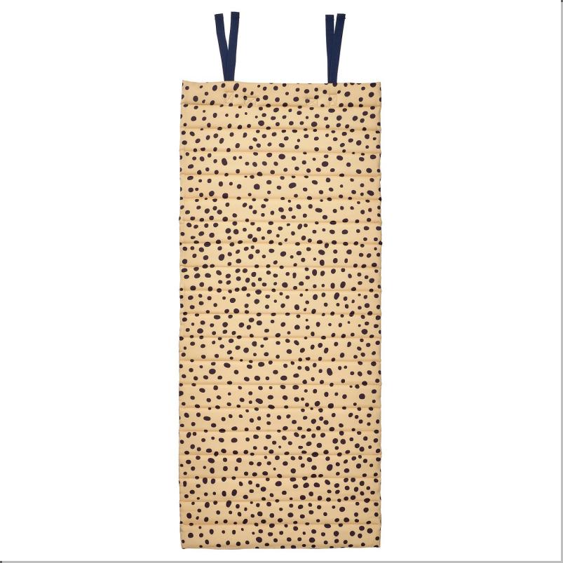 SANDLOPARE サンドローパレ キルトマット - ダークブルー/チーター サバンナ 60x140cm