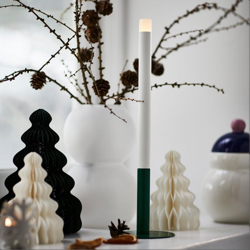 STRALA ストローラ LEDキャンドル - キャンドル形 電池式/グリーン