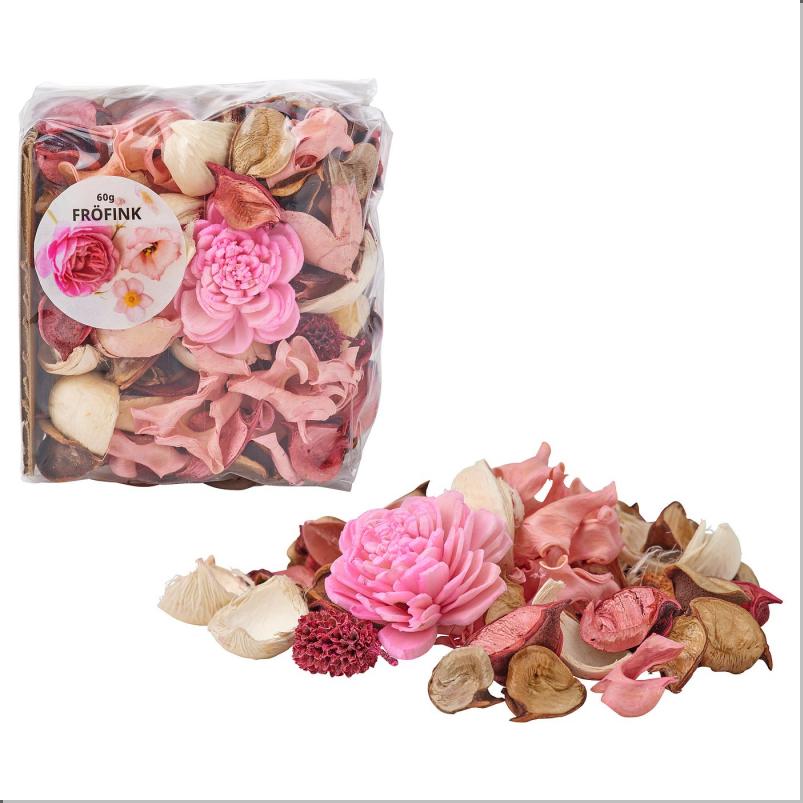 FROFINK フローフィンク 香り付きポプリ - ピンクの花 ピンク 60g