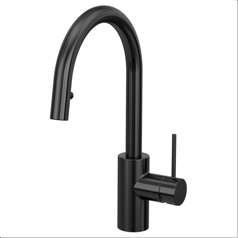 SALLSJON サルショーン キッチン混合栓 引き出し式 - ブラック
